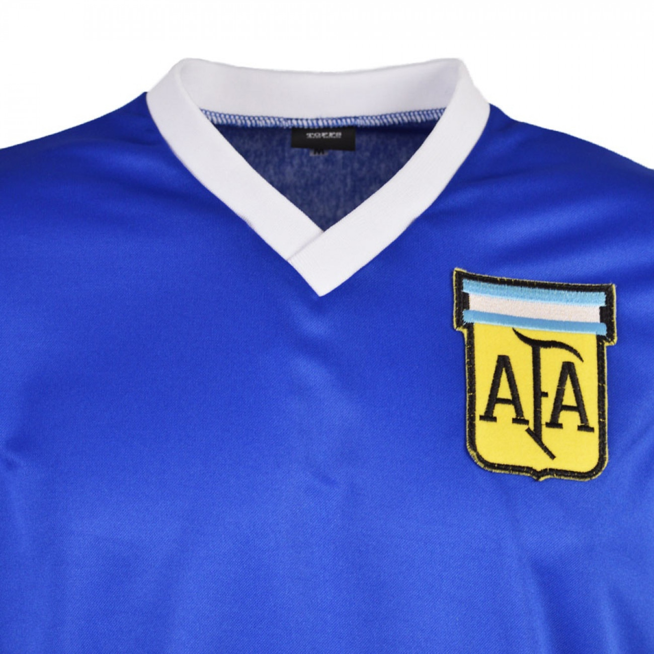 Segunda Equipacion Argentina Azul Maradona 1986 Retrofootball