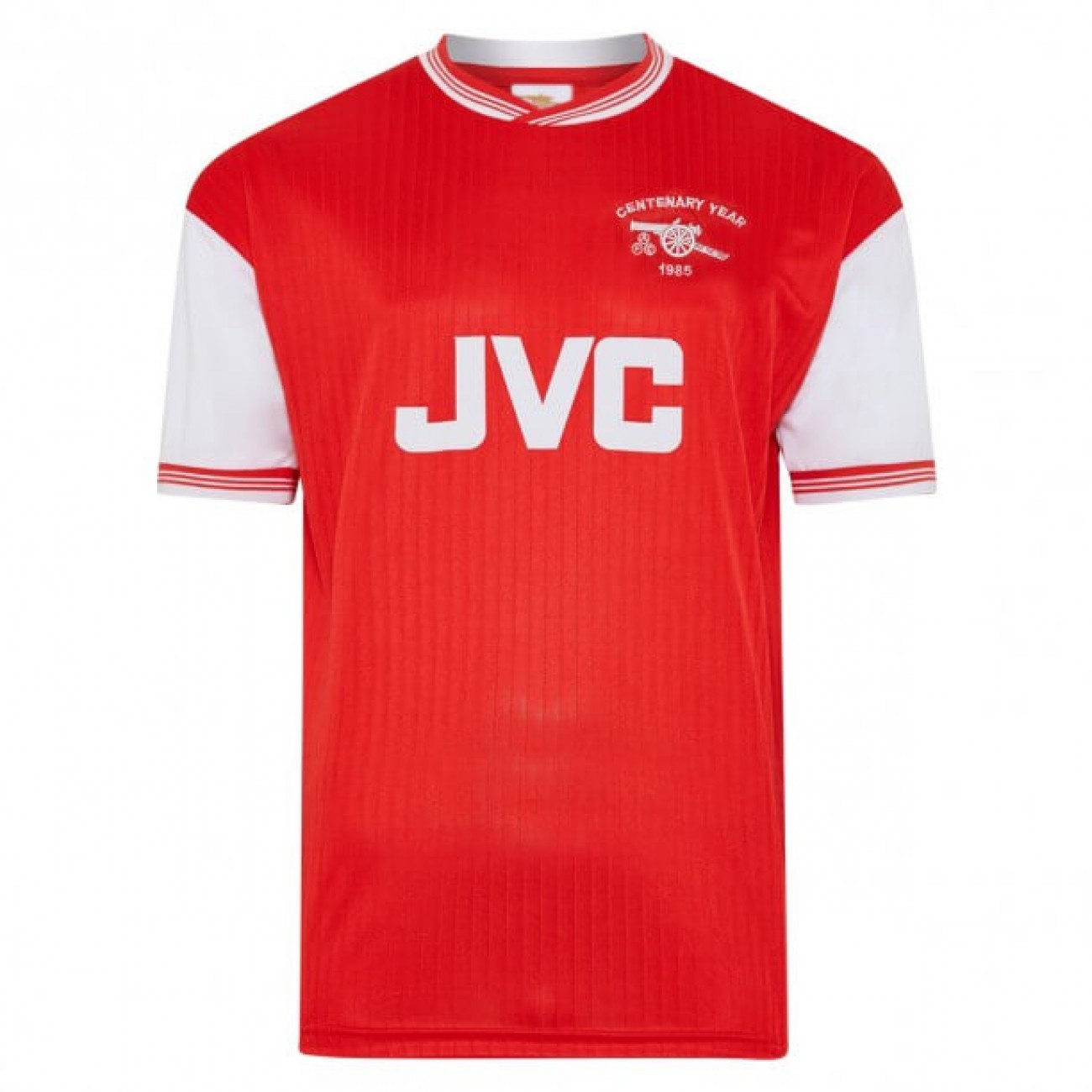 Leyes y regulaciones pellizco maquinilla de afeitar Camiseta Retro Arsenal 1985-86 Centenario | Retrofootball®