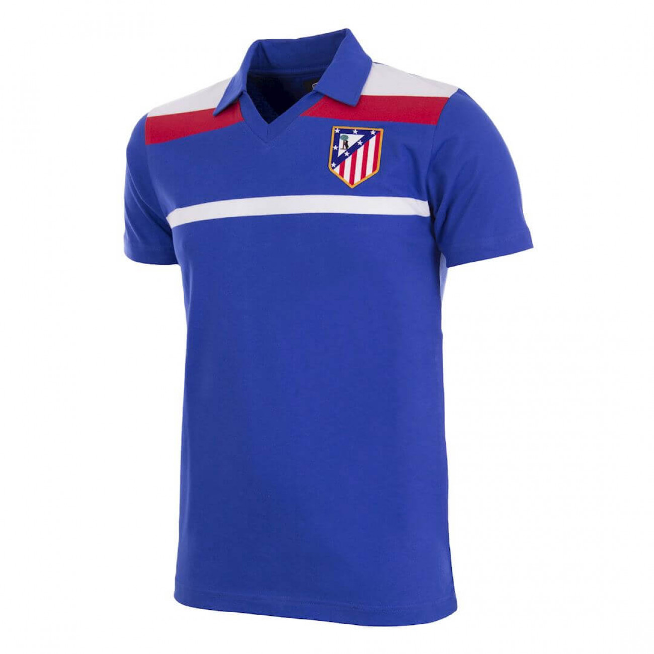 Tractor portátil en términos de Camiseta Atletico Madrid Recopa 1985-86 Azul | Retrofootball®