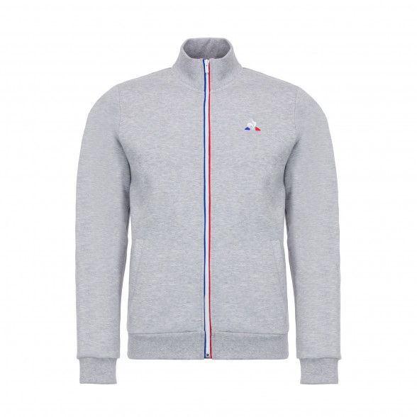 Sudadera con Zip Essentiels Gris