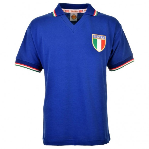 Camiseta retro Italia. La selección Italiana del Mundial de 1982