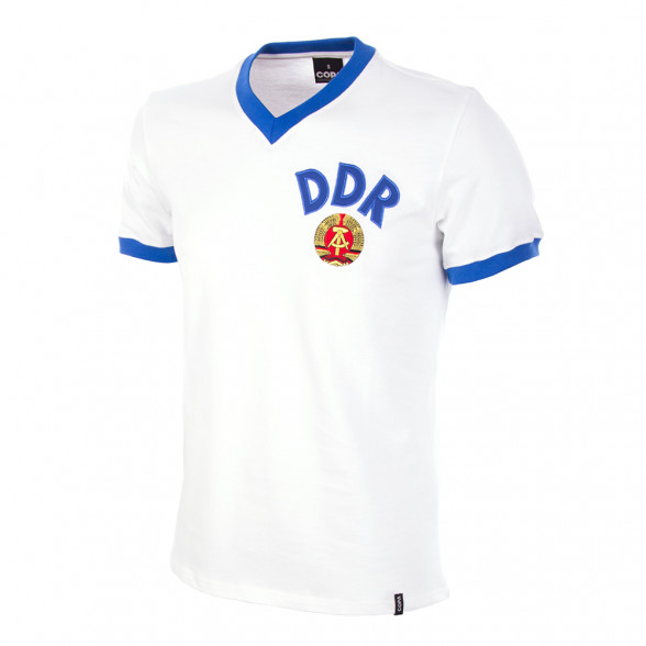 Camiseta DDR blanca Mundial 1974  