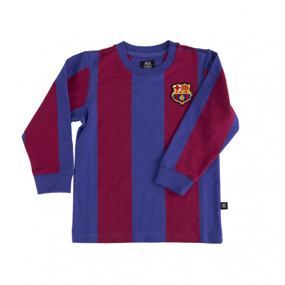 equipación futbol club barcelona niño años 80 c - Buy Football T