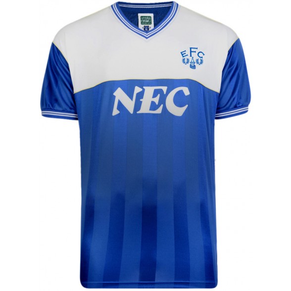 Camiseta Everton 1986