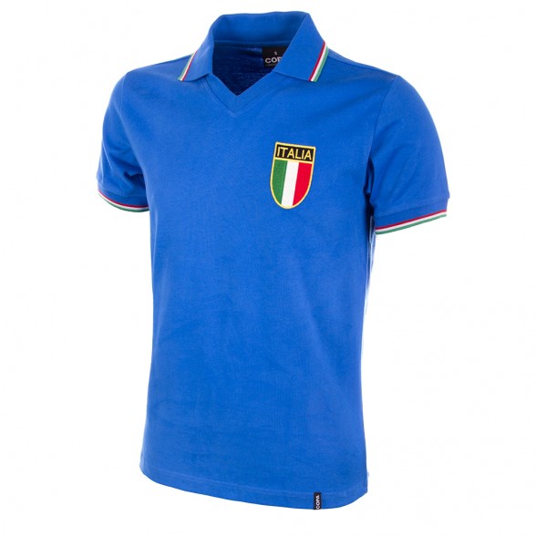 Camiseta retro Italia. La selección Italiana del Mundial de 1982