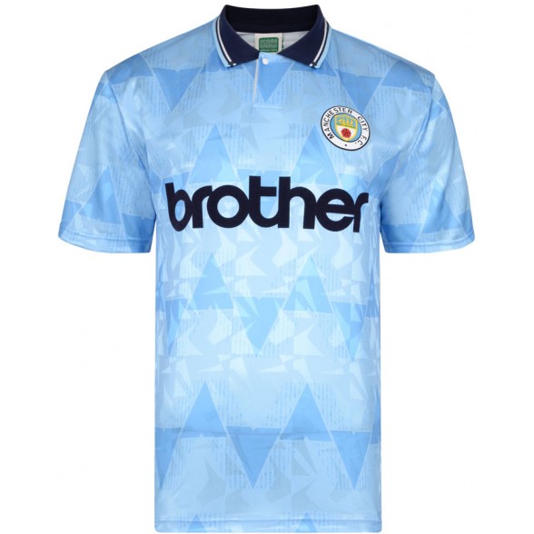 Camiseta Manchester City 1989-90