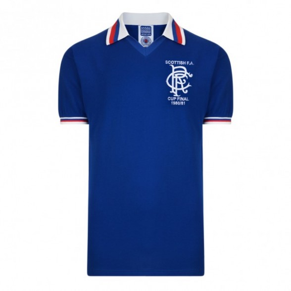 Camiseta Glasgow Rangers 1980/81 