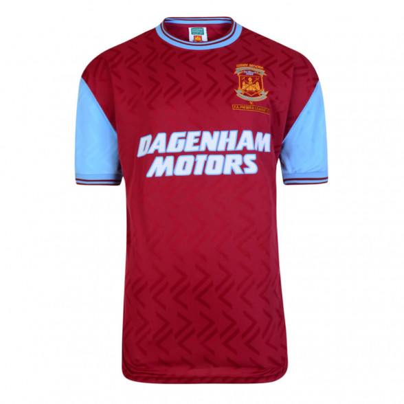 Camiseta Retro del West Ham 1994. Bobby Moore Memorial Match 7/03/1994.