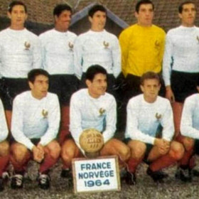 Camiseta Francia 2º equipación años 60 