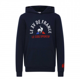 Sudaderas Hombre, Sudadera con capucha y zip XV de France White, Le Coq  Sportif