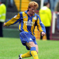 Gordon Strachan con la camiseta del Leeds United 1994 Visitante