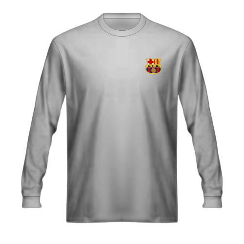 Camiseta FC Barcelona 1966 blanca, segunda equipación