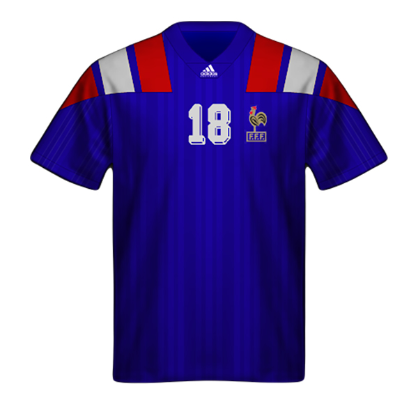 Camiseta Francia 1992