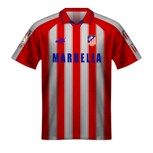 retroblog - Historia de la camiseta del Atlético de Madrid