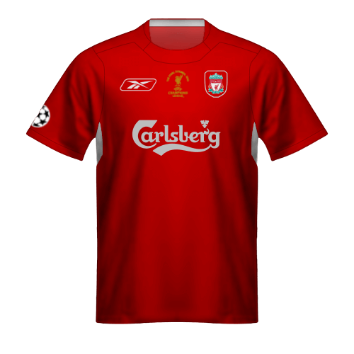 Camiseta Liverpool 2004-2005