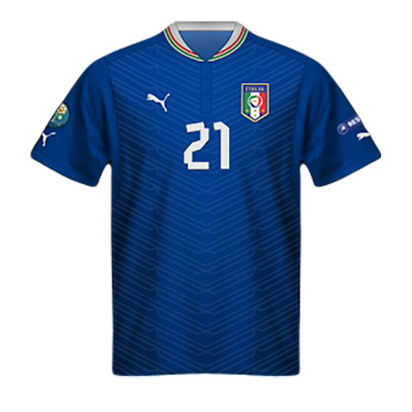 Camiseta Italia 2012