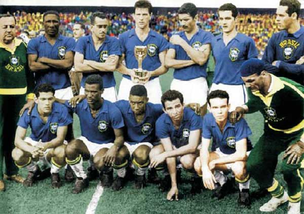 Brasil Campeon Mundial 1958 Copa del Mundo Suecia