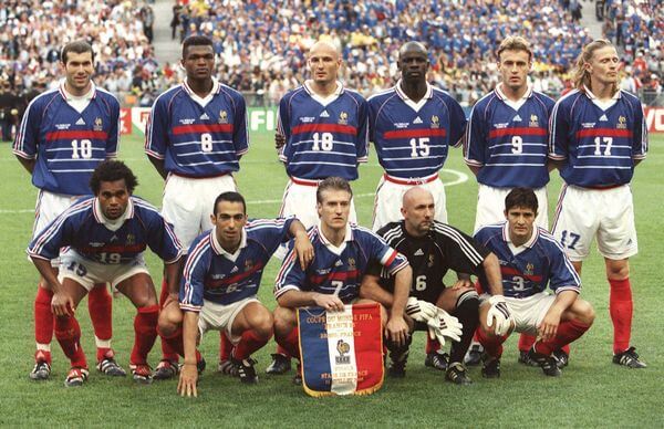 Selección de Francia al mundial de 1998