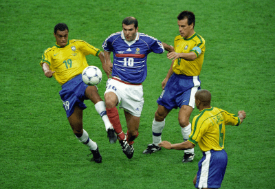 ZIDANE at FINAL FRANCE VS BRASIL WC 98