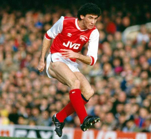 El jugador Martin Keown en 1985 Arsenal FC