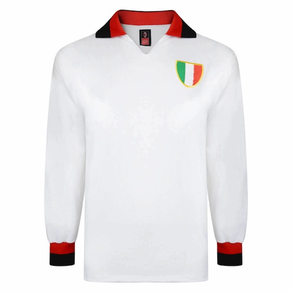 Camiseta AC Milan años 60 visitante