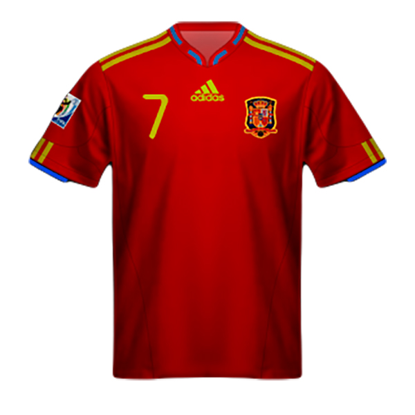 Camiseta España Mundial Sudáfrica 2010