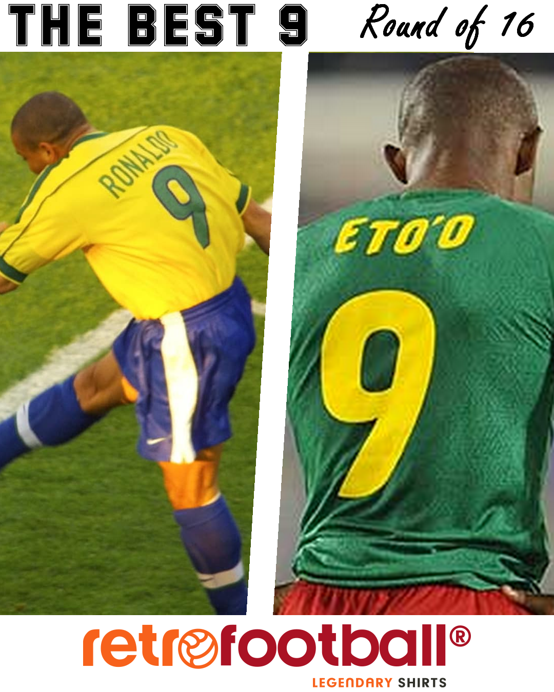 El mejor 9 de la historia del futbol : Ronaldo vs Samuel Eto'o