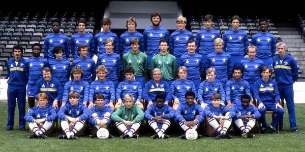 Equipo del Chelsea en 1984