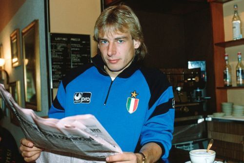 juergen klinsmann with inter milan