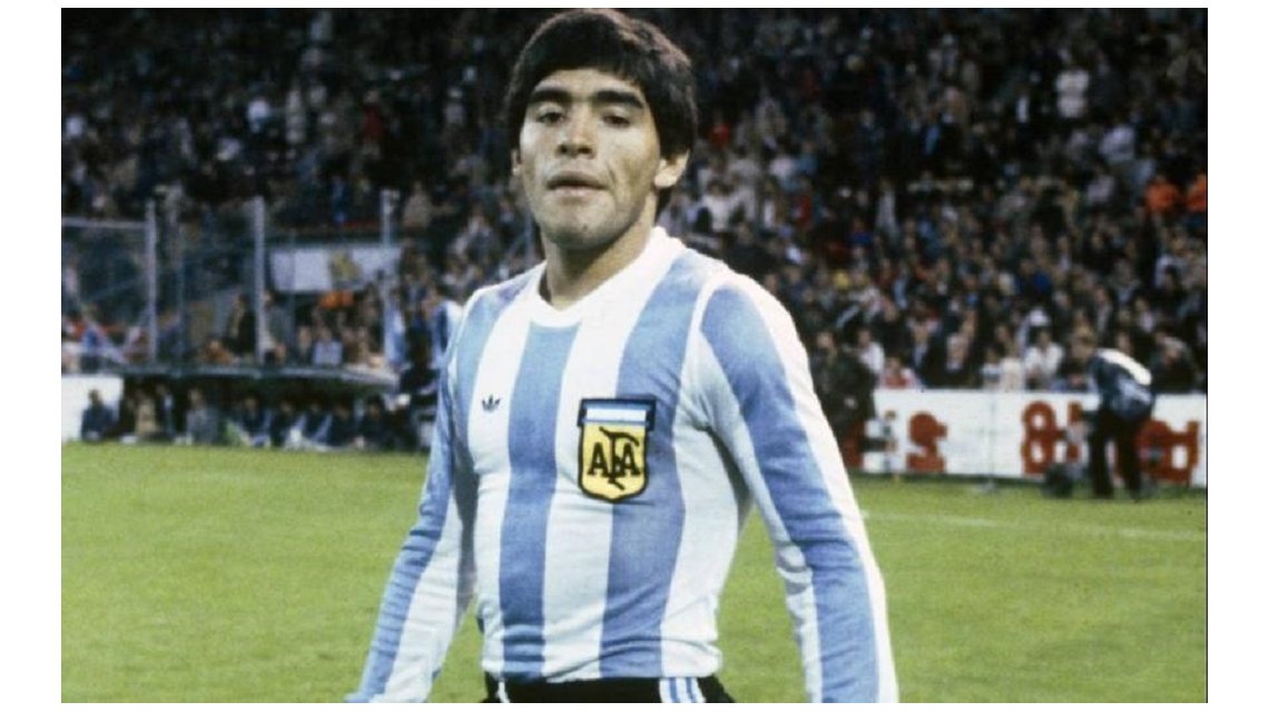 Maradona Camiseta Argentina 1978