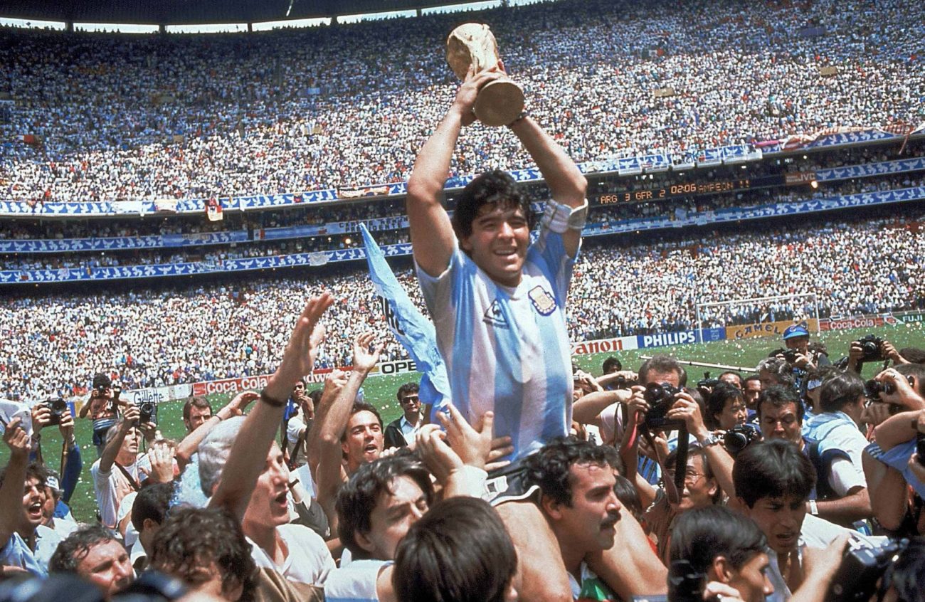 Camiseta Maradona 1986
