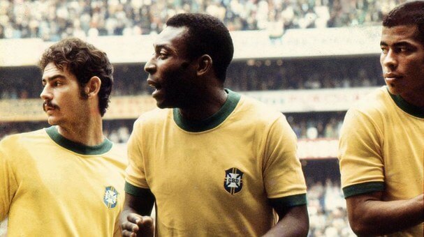 Pelé en el Mundial de 1970 en Mexico