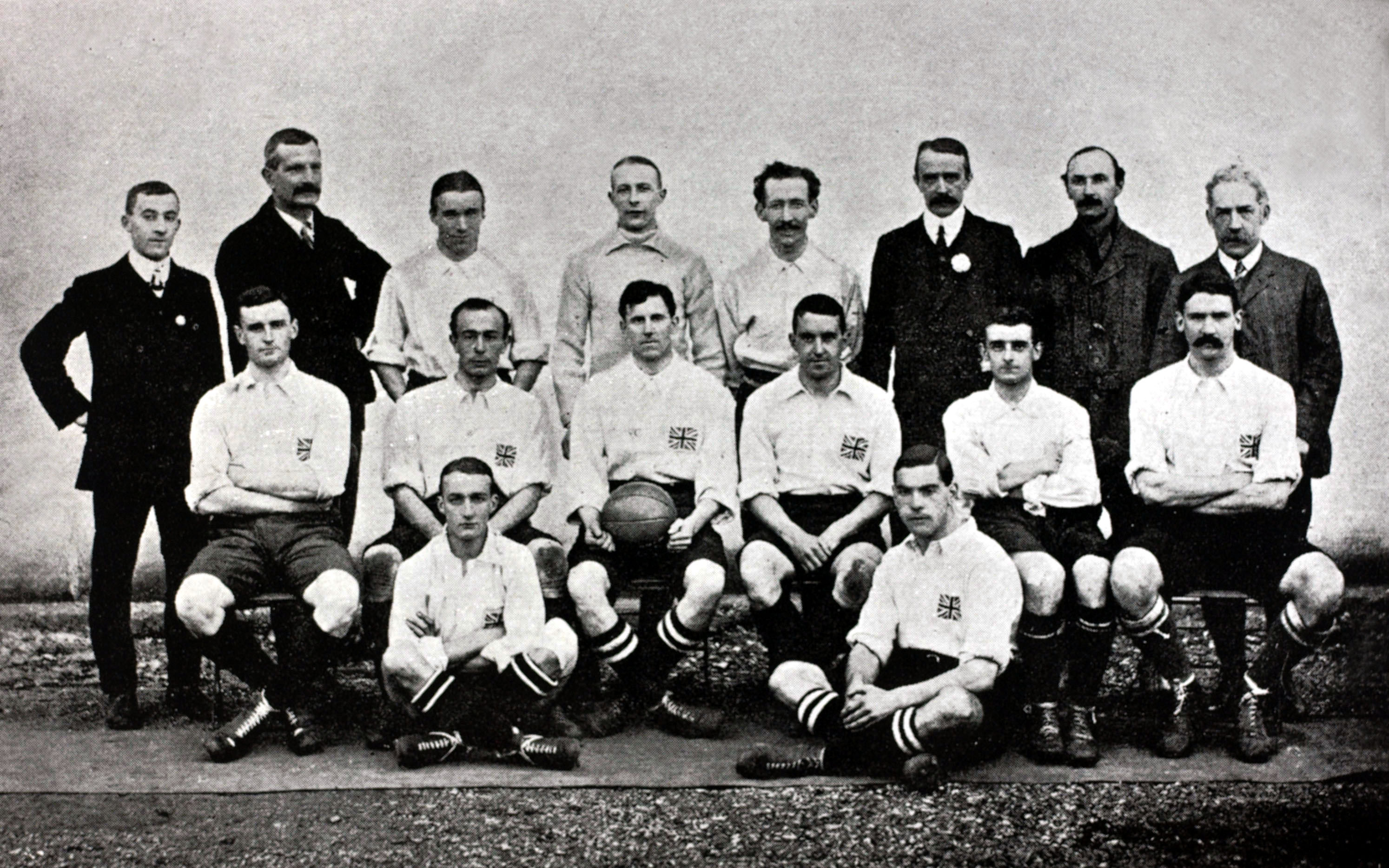 Selección de Inglaterra 1908